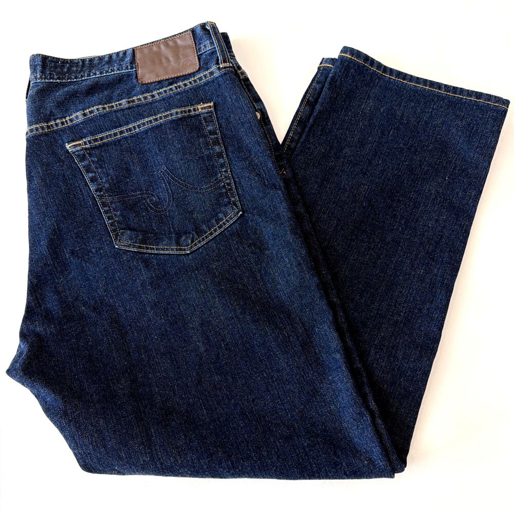 Adriano Goldschmied Straight Fit Jeans B-Type II Stretch Dark Blue Mens 41x30 AG